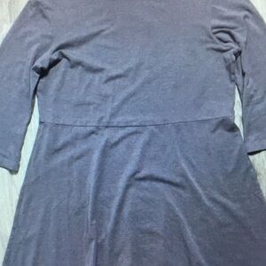 Gray Long Sleeve Dress